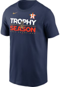Houston Astros Nike 2022 World Series Commish Champs T Shirt - Navy Blue