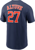 Jose Altuve Houston Astros Nike 2022 World Series Champions Name and Number T-Shirt - Navy Blue