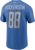 TJ Hockenson Detroit Lions Nike NAME AND NUMBER T-Shirt - Blue