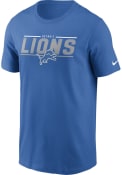 Detroit Lions Nike TEAM MUSCLE T Shirt - Blue