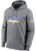Los Angeles Rams Nike SBLVI TROPHY CHAMPS Hood - Grey