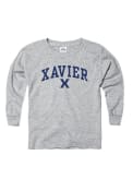Xavier Musketeers Youth Grey Logo Mark T-Shirt