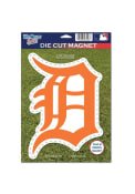 Detroit Tigers Die Cut Car Magnet - Orange