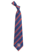 Chicago Cubs Poly Woven Tie - Blue