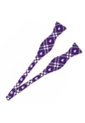 K-State Wildcats Self Tie Tie - Purple