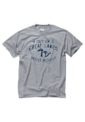 Michigan Grey 4 of 5 Great Lakes Short Sleeve T Shirt