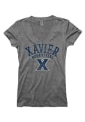 Xavier Musketeers Juniors Grey Ageless V-Neck