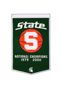 Michigan State Spartans 24x38 Dynasty Banner