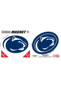 Penn State Nittany Lions 6x6 2pk Car Magnet - Navy Blue