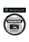 Michigan State Spartans Poly-Suede Auto Steering Wheel Cover