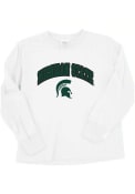 Michigan State Spartans Toddler White Arch T-Shirt