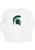 Michigan State Spartans Toddler White Mascot T-Shirt