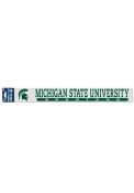 Michigan State Spartans 2x17 Perfect Cut Auto Strip - Green