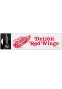 Detroit Red Wings 3x10 Perfect Cut Auto Decal - White