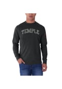 47 Temple Owls Charcoal Arch Fashion Tee