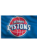 Detroit Pistons 3x5 Grommet Blue Silk Screen Grommet Flag