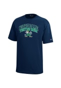 Notre Dame Fighting Irish Youth Navy Blue Arch Mascot T-Shirt