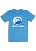 Iowa Bozz Prints Surf Iowa Fashion T Shirt - Blue