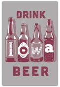 Iowa Drink Beer Postcard