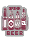 Iowa Drink Beer Stickers