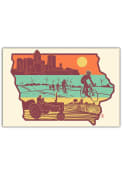 Iowa Layers of Iowa Postcard