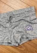 TCU Horned Frogs Womens Cuddle Shorts - Grey