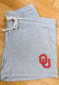 Oklahoma Sooners Womens Rally Shorts - Grey