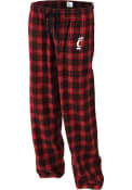 Red Womens Cincinnati Bearcats Flannel Sleep Pants