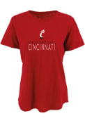 Cincinnati Bearcats Womens Cut It Out T-Shirt - Red