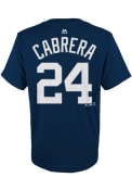 Miguel Cabrera Detroit Tigers Youth Player T-Shirt - Navy Blue
