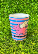 Cincinnati Swirl Pig Shot Glass