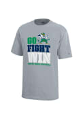 Notre Dame Fighting Irish Youth Grey Go Fight Win T-Shirt