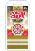 Kansas City Chiefs 20pc Poker Chips Game