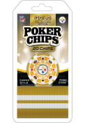 Pittsburgh Steelers 20pc Poker Chips Game