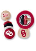 Oklahoma Sooners Baby Wood Rattle - Red