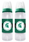Michigan State Spartans Baby 2PK Bottle - Green