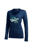 Notre Dame Fighting Irish Juniors Navy Blue Campus T-Shirt