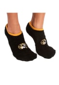 Missouri Tigers Womens Foot-Z No Show Socks - Black