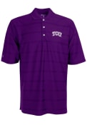 Antigua TCU Horned Frogs Purple Tone Short Sleeve Polo Shirt