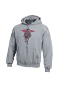Texas Tech Red Raiders Youth Grey Masked Rider Full Zip Jacket