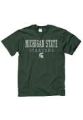 Michigan State Spartans Green Worn Out Tee