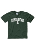 Michigan State Spartans Youth Green Arch T-Shirt