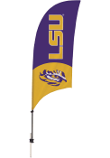 LSU Tigers 7.5 Foot Spike Base Tall Team Flag
