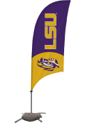 LSU Tigers 7.5 Foot Cross Base Tall Team Flag