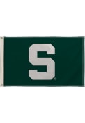 Michigan State Spartans 3x5 Green Silk Screen Grommet Flag
