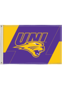 Northern Iowa Panthers 2x3 White Silk Screen Grommet Flag