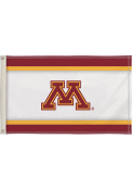 Minnesota Golden Gophers 3x5 White Silk Screen Grommet Flag
