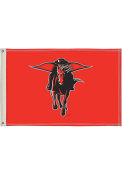 Texas Tech Red Raiders 2x3 Red Silk Screen Grommet Flag