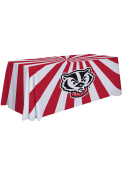Wisconsin Badgers 6 Ft Fabric Tablecloth