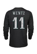Carson Wentz Philadelphia Eagles Majestic Threads Tri-Blend Long Sleeve T Shirt